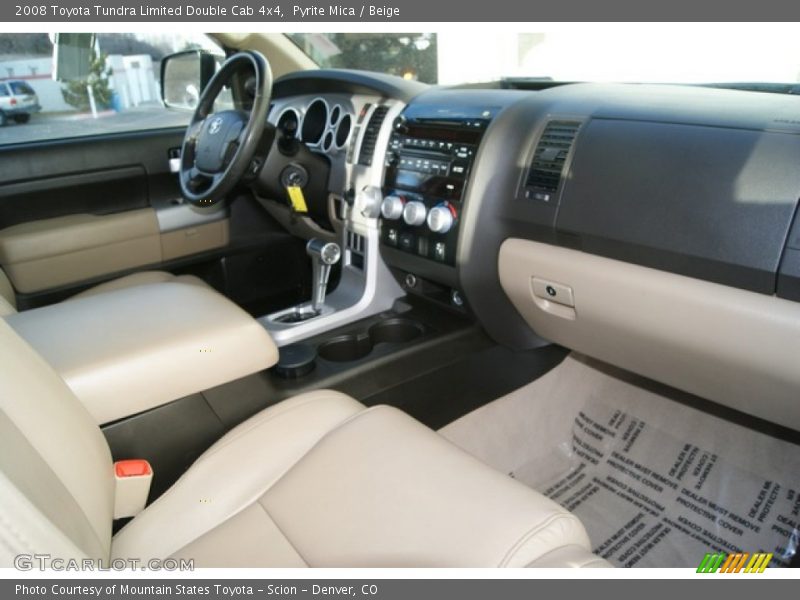 Pyrite Mica / Beige 2008 Toyota Tundra Limited Double Cab 4x4