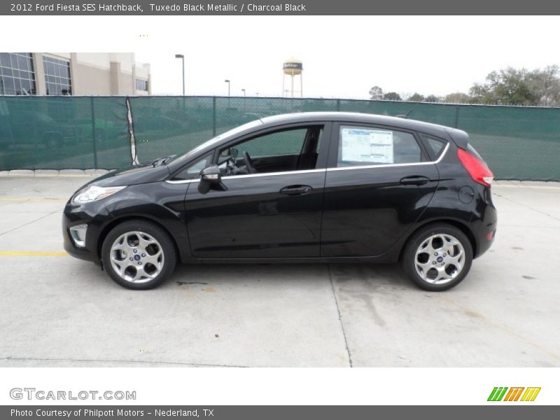  2012 Fiesta SES Hatchback Tuxedo Black Metallic