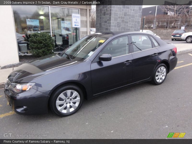 Dark Gray Metallic / Carbon Black 2009 Subaru Impreza 2.5i Sedan