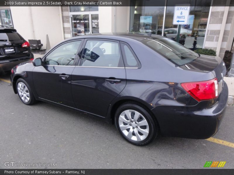 Dark Gray Metallic / Carbon Black 2009 Subaru Impreza 2.5i Sedan