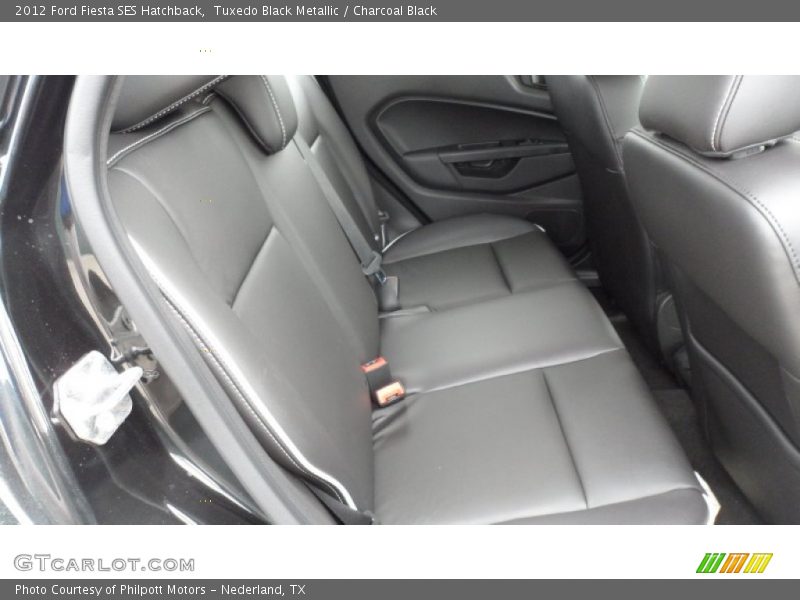  2012 Fiesta SES Hatchback Charcoal Black Interior