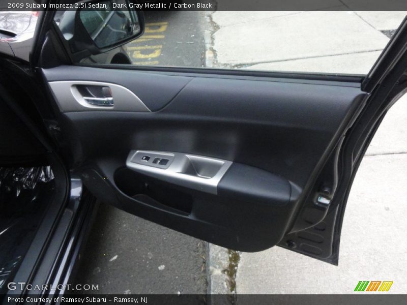 Dark Gray Metallic / Carbon Black 2009 Subaru Impreza 2.5i Sedan