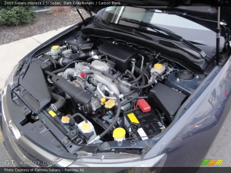 Dark Gray Metallic / Carbon Black 2009 Subaru Impreza 2.5i Sedan