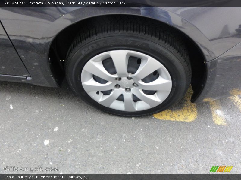 Dark Gray Metallic / Carbon Black 2009 Subaru Impreza 2.5i Sedan