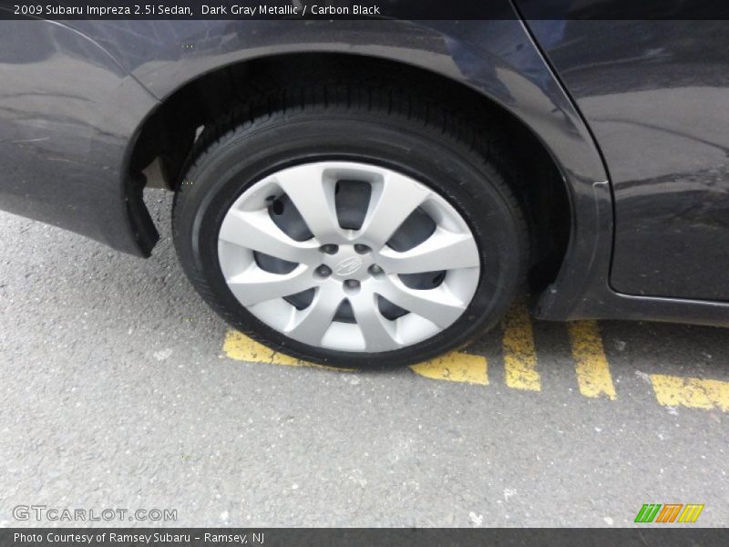 Dark Gray Metallic / Carbon Black 2009 Subaru Impreza 2.5i Sedan