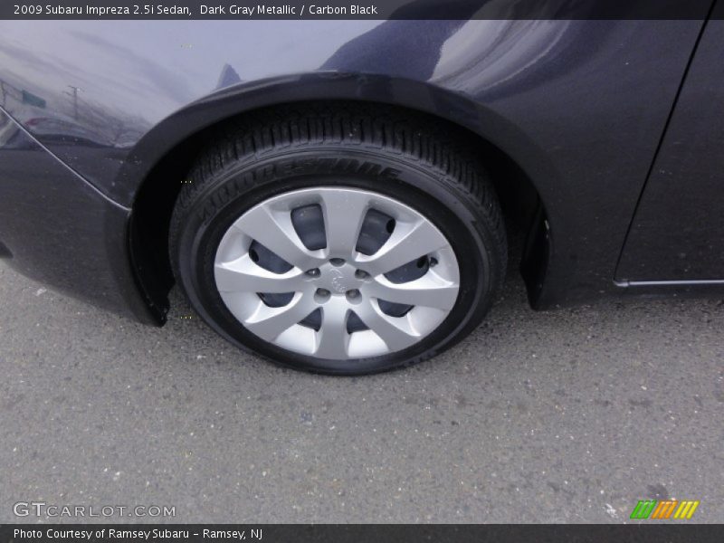 Dark Gray Metallic / Carbon Black 2009 Subaru Impreza 2.5i Sedan