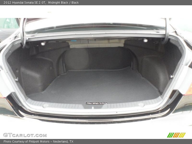 Midnight Black / Black 2012 Hyundai Sonata SE 2.0T
