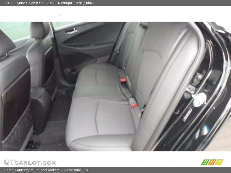 Midnight Black / Black 2012 Hyundai Sonata SE 2.0T