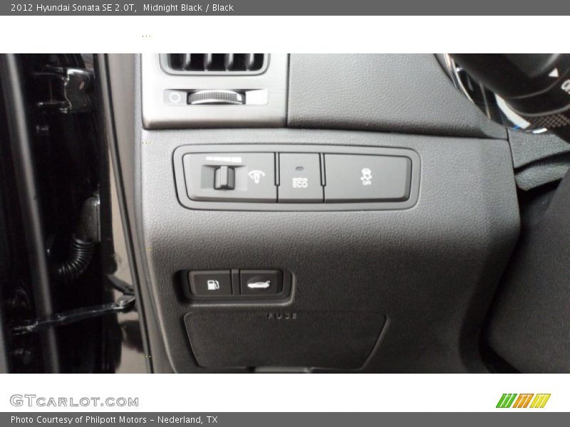 Midnight Black / Black 2012 Hyundai Sonata SE 2.0T