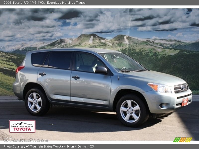 Everglade Metallic / Taupe 2008 Toyota RAV4 V6 4WD