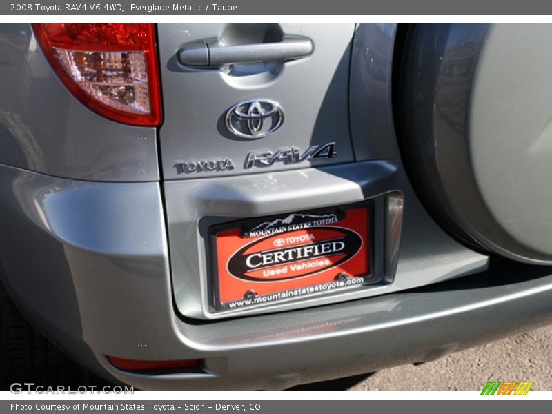 Everglade Metallic / Taupe 2008 Toyota RAV4 V6 4WD