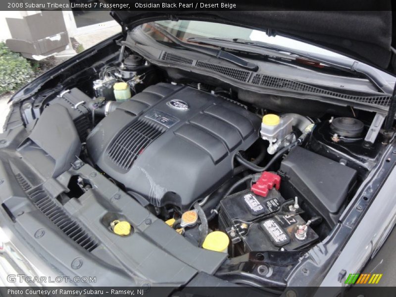  2008 Tribeca Limited 7 Passenger Engine - 3.6 Liter DOHC 24-Valve VVT Flat 6 Cylinder