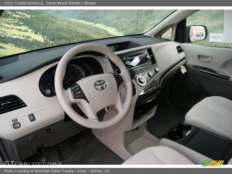  2012 Sienna LE Bisque Interior