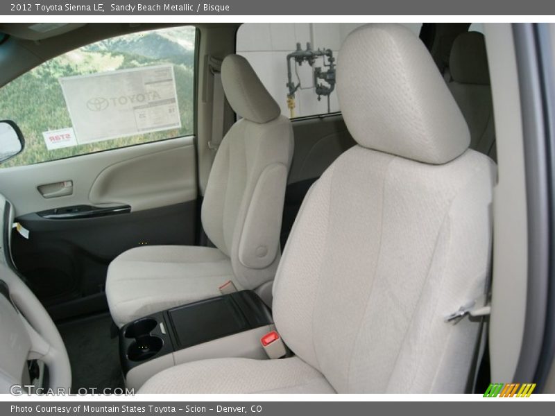 Sandy Beach Metallic / Bisque 2012 Toyota Sienna LE