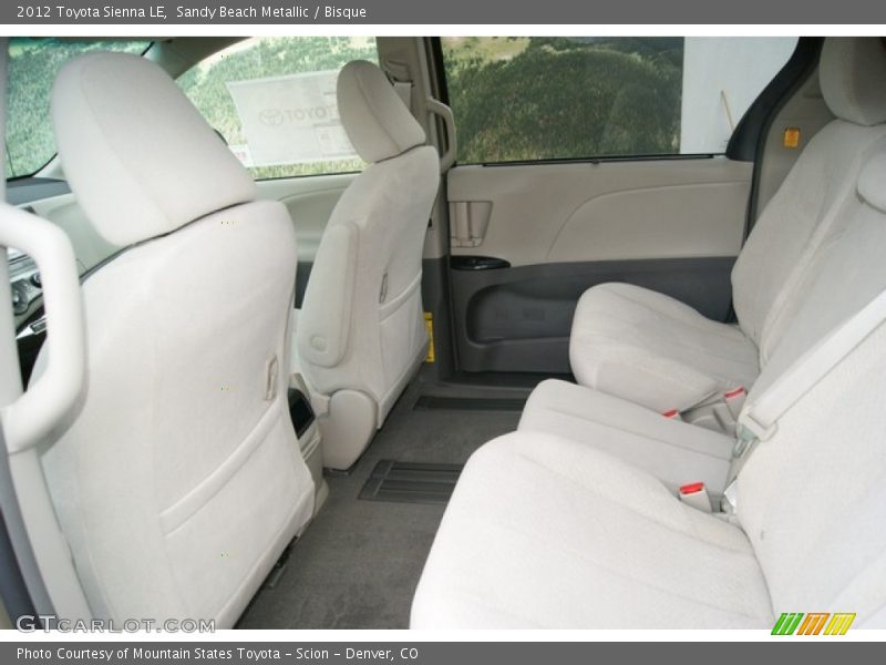 Sandy Beach Metallic / Bisque 2012 Toyota Sienna LE