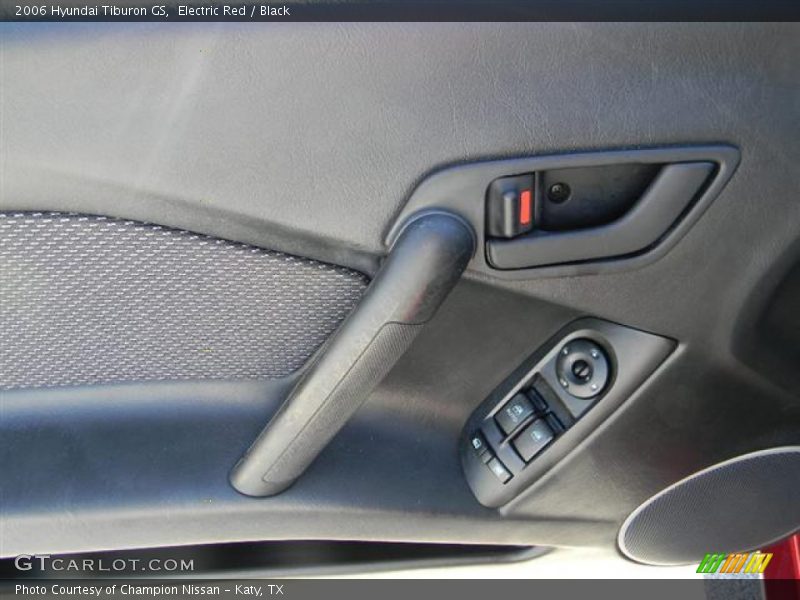 Electric Red / Black 2006 Hyundai Tiburon GS