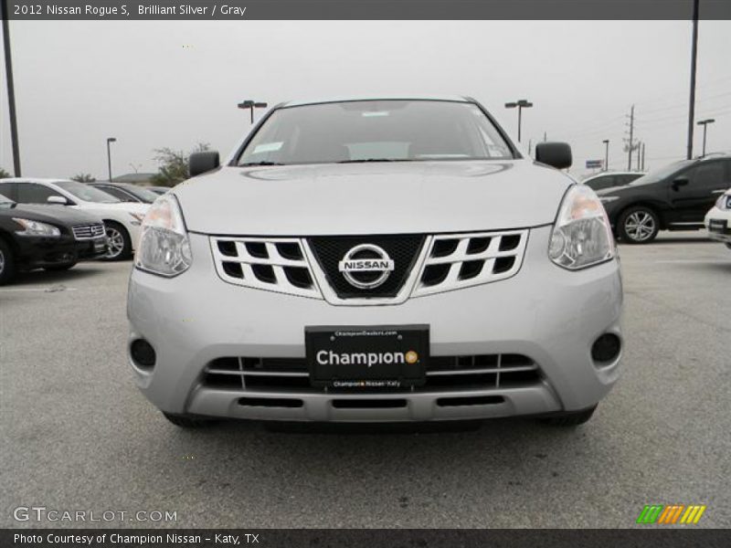 Brilliant Silver / Gray 2012 Nissan Rogue S