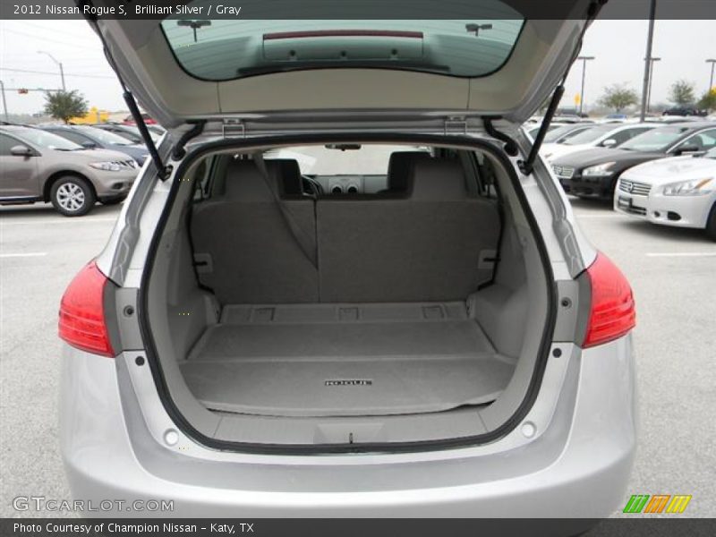 Brilliant Silver / Gray 2012 Nissan Rogue S