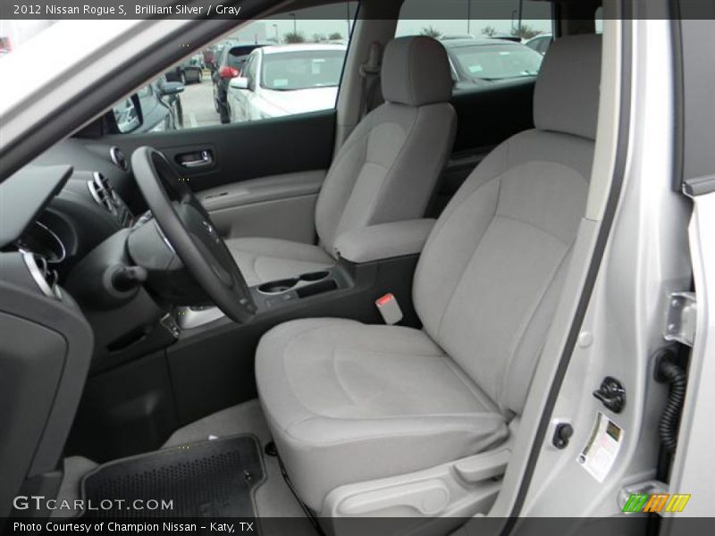 Brilliant Silver / Gray 2012 Nissan Rogue S