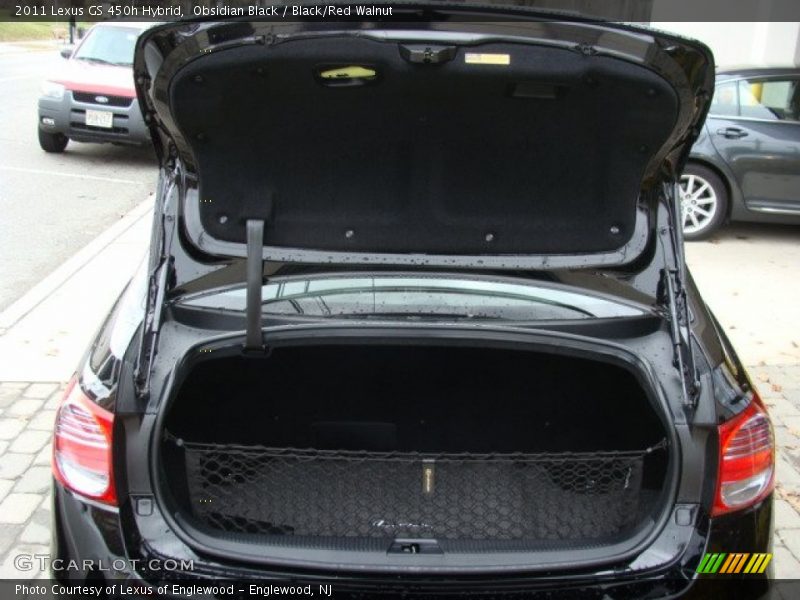 Obsidian Black / Black/Red Walnut 2011 Lexus GS 450h Hybrid