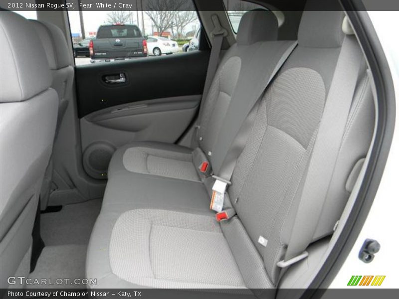 Pearl White / Gray 2012 Nissan Rogue SV