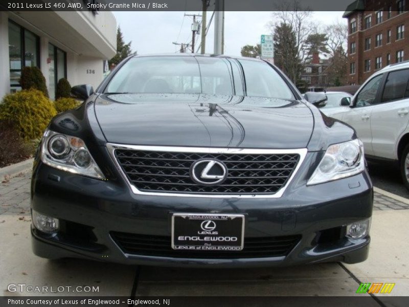 Smoky Granite Mica / Black 2011 Lexus LS 460 AWD