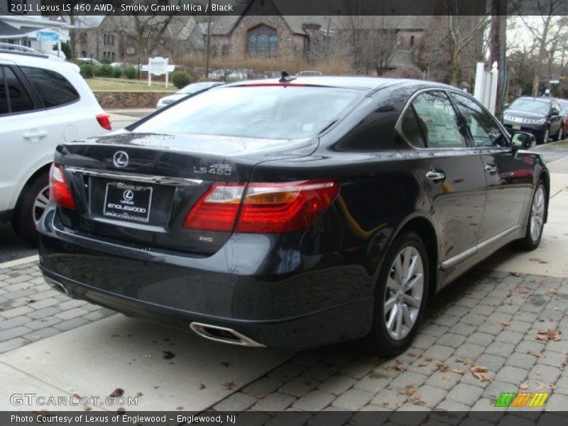 Smoky Granite Mica / Black 2011 Lexus LS 460 AWD