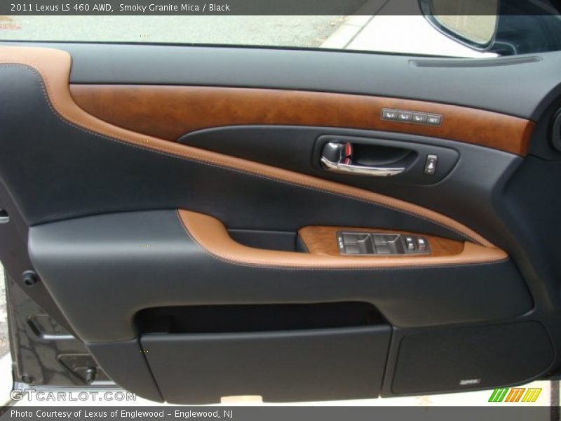 Smoky Granite Mica / Black 2011 Lexus LS 460 AWD