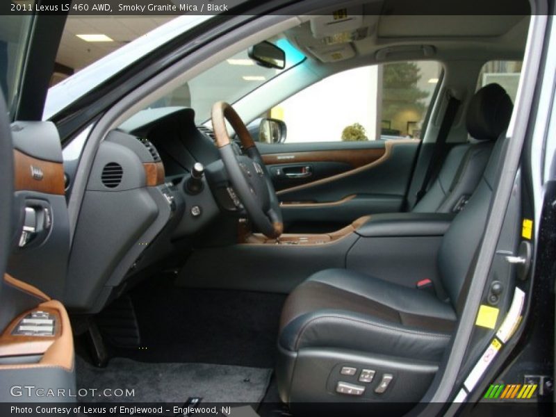 Smoky Granite Mica / Black 2011 Lexus LS 460 AWD