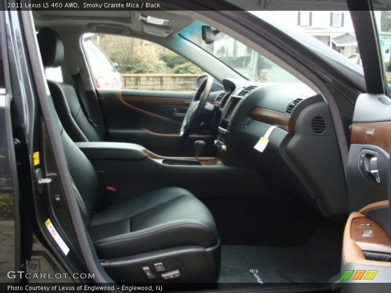 Smoky Granite Mica / Black 2011 Lexus LS 460 AWD