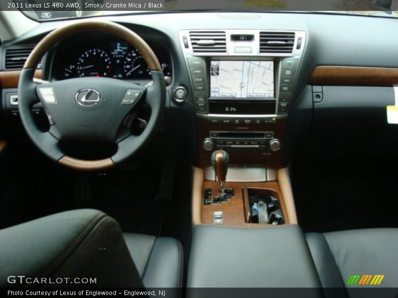 Smoky Granite Mica / Black 2011 Lexus LS 460 AWD