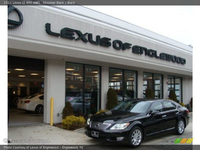 Obsidian Black / Black 2011 Lexus LS 460 AWD