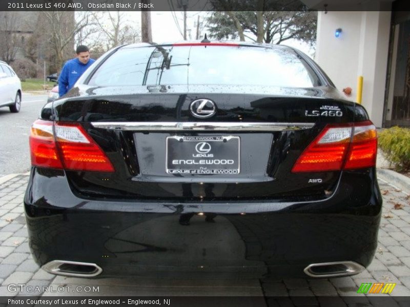 Obsidian Black / Black 2011 Lexus LS 460 AWD