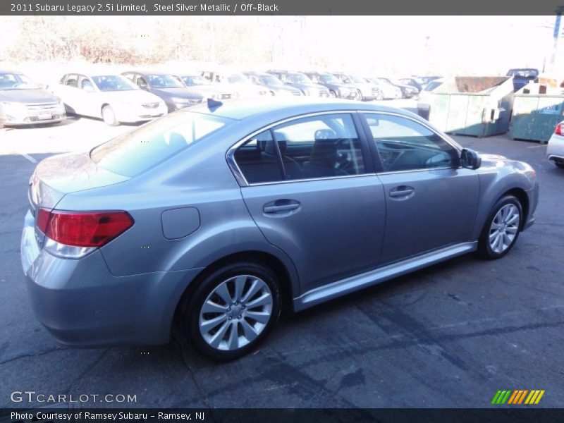 Steel Silver Metallic / Off-Black 2011 Subaru Legacy 2.5i Limited