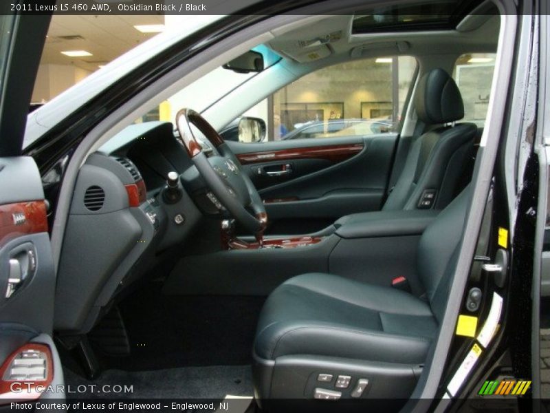 Obsidian Black / Black 2011 Lexus LS 460 AWD