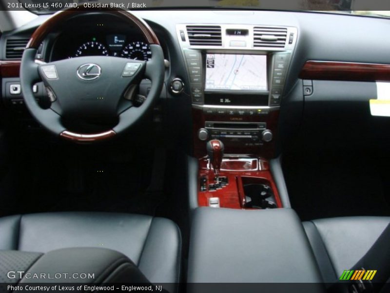 Obsidian Black / Black 2011 Lexus LS 460 AWD