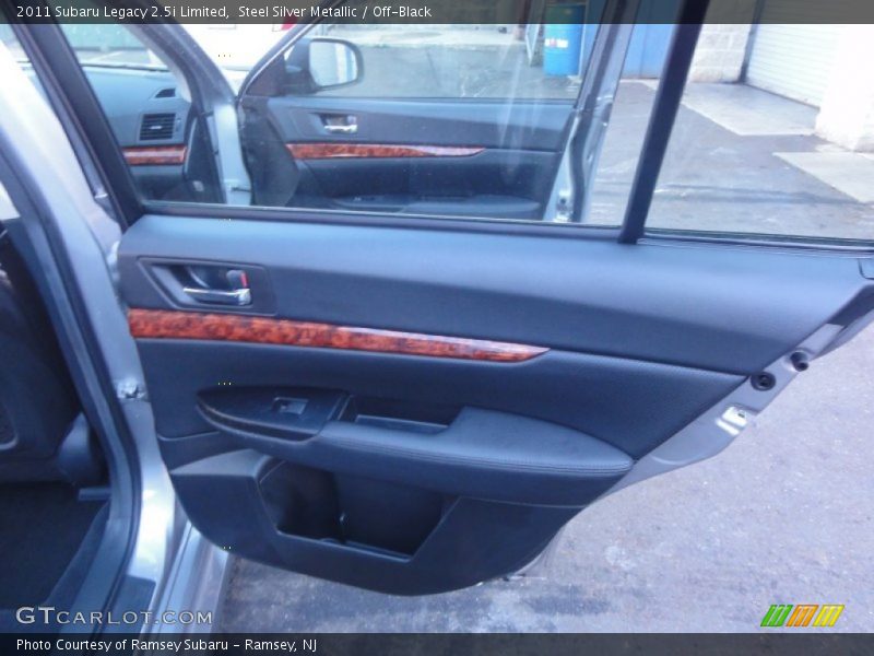 Steel Silver Metallic / Off-Black 2011 Subaru Legacy 2.5i Limited