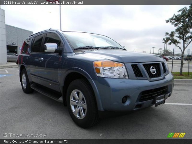 Lakeshore Slate Blue / Almond 2012 Nissan Armada SV