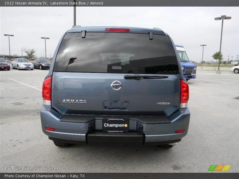 Lakeshore Slate Blue / Almond 2012 Nissan Armada SV