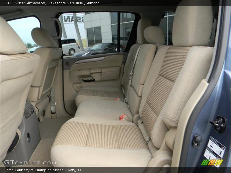 Rear Seat of 2012 Armada SV