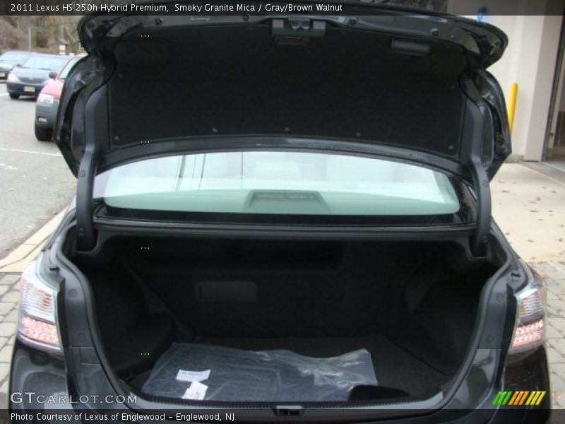Smoky Granite Mica / Gray/Brown Walnut 2011 Lexus HS 250h Hybrid Premium
