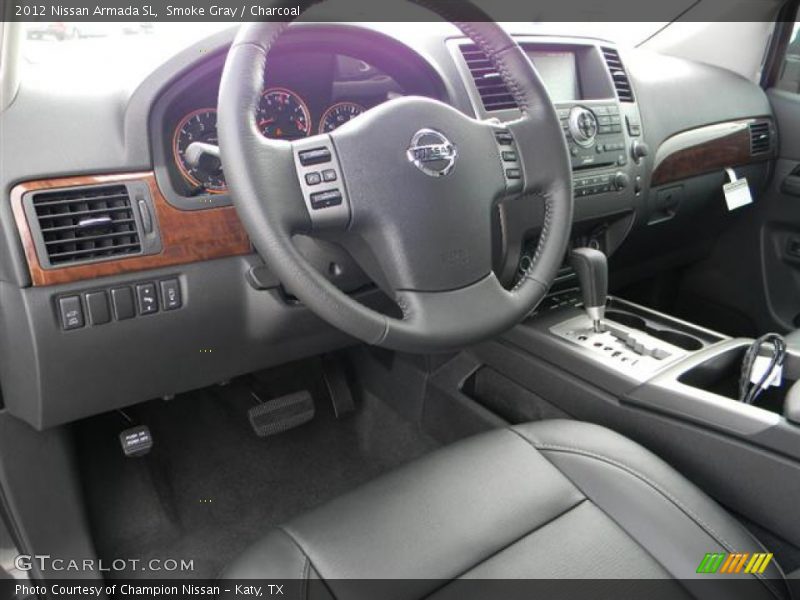  2012 Armada SL Charcoal Interior