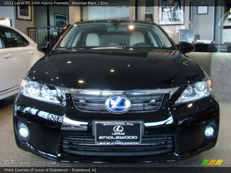 Obsidian Black / Ecru 2011 Lexus CT 200h Hybrid Premium