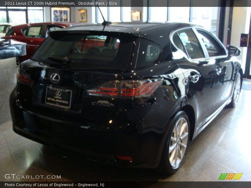 Obsidian Black / Ecru 2011 Lexus CT 200h Hybrid Premium