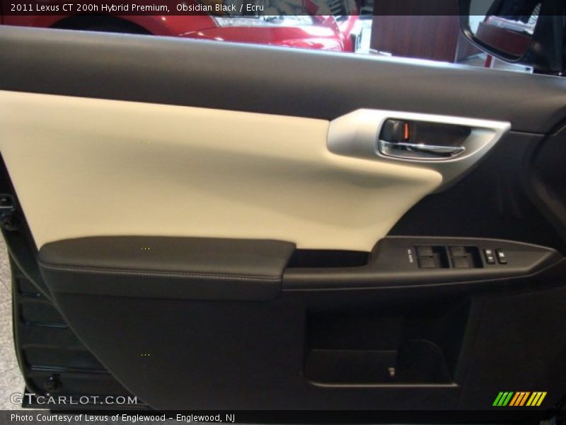 Obsidian Black / Ecru 2011 Lexus CT 200h Hybrid Premium