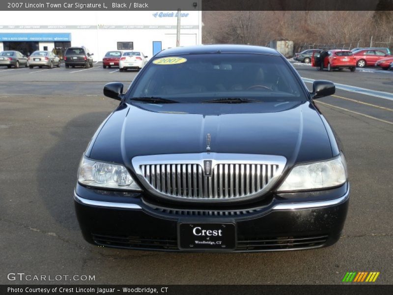 Black / Black 2007 Lincoln Town Car Signature L