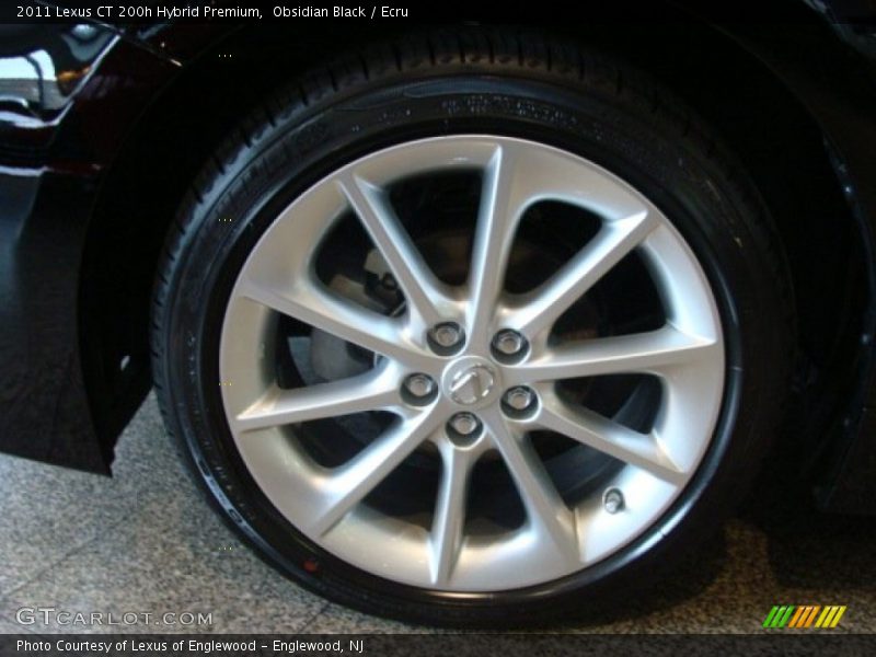 Obsidian Black / Ecru 2011 Lexus CT 200h Hybrid Premium
