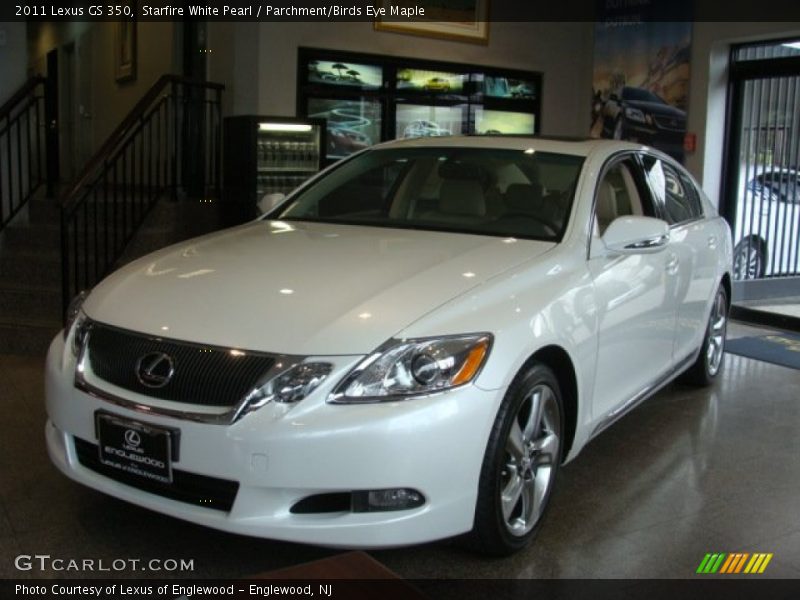 Starfire White Pearl / Parchment/Birds Eye Maple 2011 Lexus GS 350