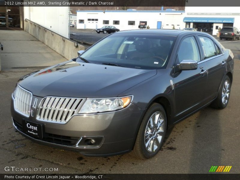 Sterling Gray Metallic / Dark Charcoal 2012 Lincoln MKZ AWD