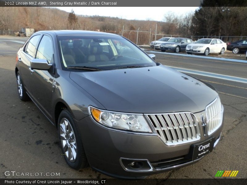 Sterling Gray Metallic / Dark Charcoal 2012 Lincoln MKZ AWD